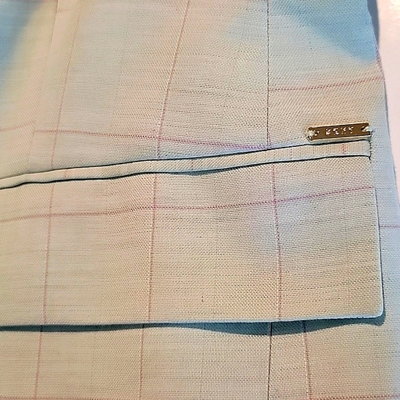 DKNY WOMEN'S DOUBLE BREASTED BLAZER IN MINT GREEN DOUBLE-BREASTED PATTERN - Picture 5 of 8